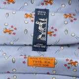 Hermès Playful Bunny Printed Pattern Silk Tie Krawatte