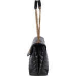 Saint Laurent Quilted Leather Medium Loulou Crossbody Bag - vintageandkickz
