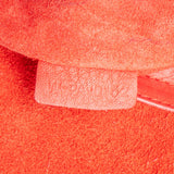 Céline Red Drummed Calfskin Large Luggage Handbag