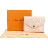 Louis Vuitton Bicolor Leather Monogram Empreinte Victorine Wallet M81289