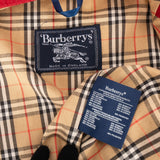 Burberry Red Cotton Harrington Men Jacket (L)