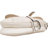 Christian Dior Grained Leather Saddle Shoulder Bag