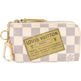 Louis Vuitton Monogram Damier Azur Illustre World Tour Large Key Wallet
