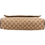 Gucci Monogram GG Canvas Messenger Crossbody Bag