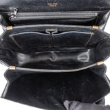 Céline Back Boxcalf Horse Carriage Triomphe Shoulder Bag