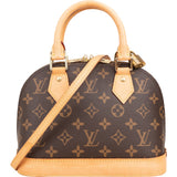 Louis Vuitton Monogram Canvas Alma BB Crossbody Handbag