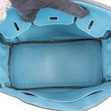 Hermès Blue Jean Birkin 30 Handbag