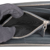 Balenciaga Antracite Arena Leather Classic City Zip Around Wallet
