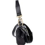 Chloé Black Leather C Shoulder Crossbody Bag