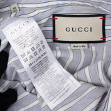 Gucci Light Blue Vertical Striped Longsleeve Blouse (IT40)