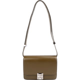 Givenchy Olive Green Calfskin Box Leather 4G Medium Crossbody Bag