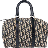 Christian Dior Trotter Monogram Oblique Canvas Boston 30 Handbag
