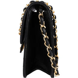Chanel Quilted Lambskin 24K Gold Single Flap Shoulder Bag