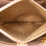 Prada Pink Saffiano Leather Galleria Handbag