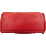 Mulberry Red Leather Alexa Satchel Handbag