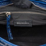 Balenciaga Croc-Embossed Leather Neo Cagole City Handbag