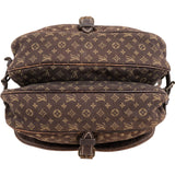 Louis Vuitton Monogram Mini Lin Canvas Saumur 30 Crossbody Bag