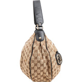 Gucci Monogram GG Canvas Sukey Hobo Shoulder Bag