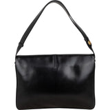 Gucci Black Leather Vintage Horsebit Shoulder Bag