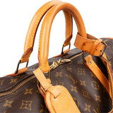Louis Vuitton Monogram Canvas Keepall 60 Bandoulière Travel Bag