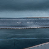 Céline Suede Bicolor Leather Trapeze Handbag