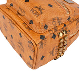 MCM Monogram Visetos Side Studs Stark Bebe Boo Mini Backpack