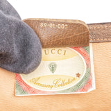 Gucci Monogram GG Supreme Vintage Web Stripe Clutch