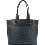 Louis Vuitton Monogram Damier Cobalt Cabas Voyage Shoulder Bag