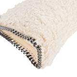 Stella McCartney Shearling  Falabella Fold Over Tote Crossbody Handbag