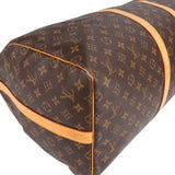 Louis Vuitton Monogram Canvas Keepall 55 Bandoulière Travel Bag