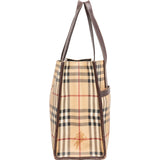 Burberry Haymarket Check Tote Shoulder Bag