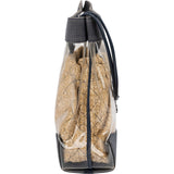 Chanel 31 Transparent PVC Denim Raffia Tote Shopper Shoulder Bag