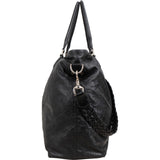 Gucci Guccissima Leather Crest Duffle Travel 60 Shoulder Bag