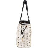 MCM Monogram Visetos Reversible Liz Tote Shoulder Bag
