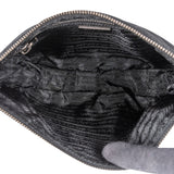 Prada Black Tessuto Leather Shoulder Bag