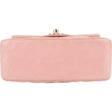 Chanel Quilted Lambskin 24K Gold Single Flap Crossbody Bag