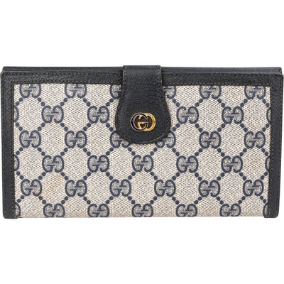 Gucci Monogram GG Supreme Continental Wallet