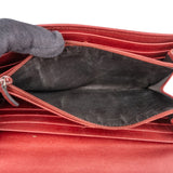 Gucci Metallic Guccissima Leather Lovely Heart Continental Wallet