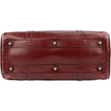 Cartier Bordeaux Leather Boston Handbag