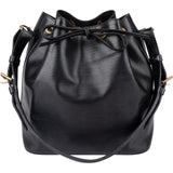 Louis Vuitton Noir Epi Leather Sac Noé Petit Shoulder Bag