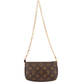 Louis Vuitton Monogram Canvas Mini Pochette Accessoires Shoulder Bag