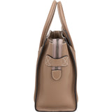 Celine Drummed Calfskin Luggage Handbag