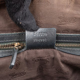 Gucci Black Guccissima Leather Handbag