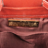 Cartier Bordeaux Leather Bucket Shoulder Bag