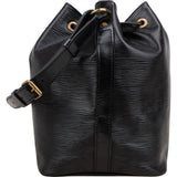 Louis Vuitton Noir Epi Leather Sac Noé Petit Shoulder Bag