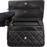 Chanel Quilted Lambskin Wallet On Chain Crossbody Bag