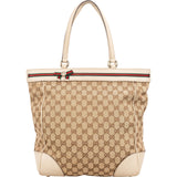 Gucci Monogram GG Canvas Princy Tote Handbag