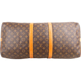 Louis Vuitton Monogram Canvas Keepall 55 Bandoulière Travel Bag