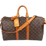 Louis Vuitton Monogram Canvas Keepall 45 Bandoulière Travel Bag
