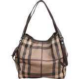 Burberry Smoked Nova Check Monogram Canterbury Shoulder Bag
